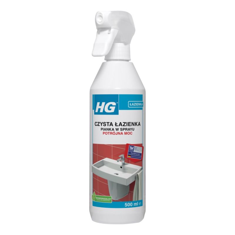 HG Spray Foam Clean Bathroom Triple Power 500 ml