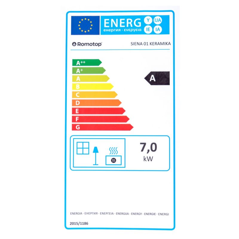 Krbová pec Siena I Eko 7 kW zelená kachľová pec