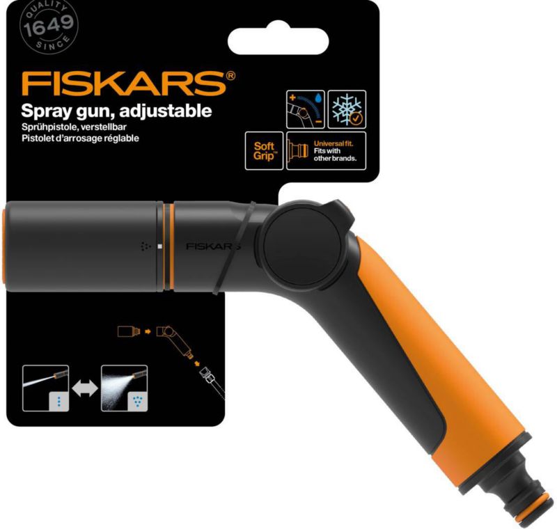 Nastaviteľná striekacia pištoľ Fiskars Comfort