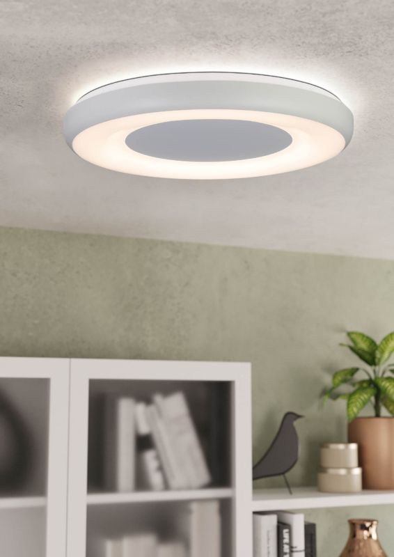 Stropné LED svietidlo Eglo Jutio CCT DIM, biele