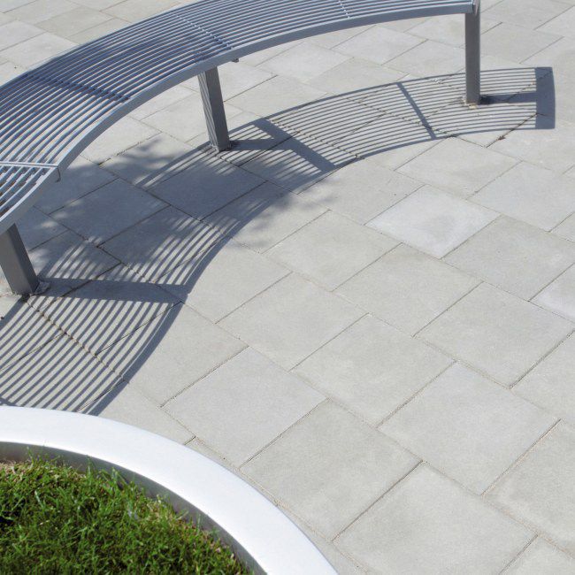 Dlažobná doska Polbruk 35 x 35 x 5 cm šedá