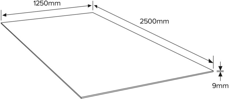 OSB 3 Kronobuild doska 2500 x 1250 x 9 mm