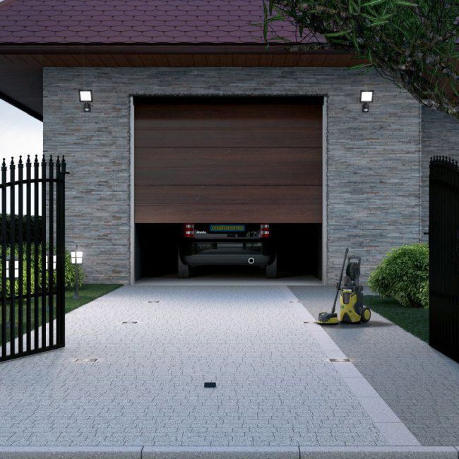 PVC komorový podhľad zlatý dub 300 x 2700 mm 4,05 m2