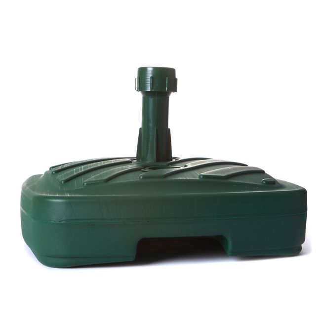 Podstavec záhradného slnečníka 40 x 40 x 20 cm lesná zelená