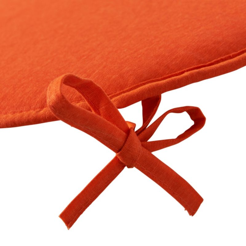 Kokosovo oranžový okrúhly vankúš