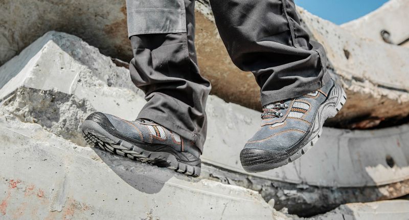 NEO semišová pracovná obuv CE S1P, veľkosť 45