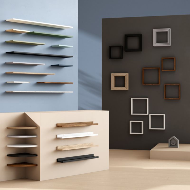 Rohová polica 1,8 x 25 x 25 cm Dub  Rigga