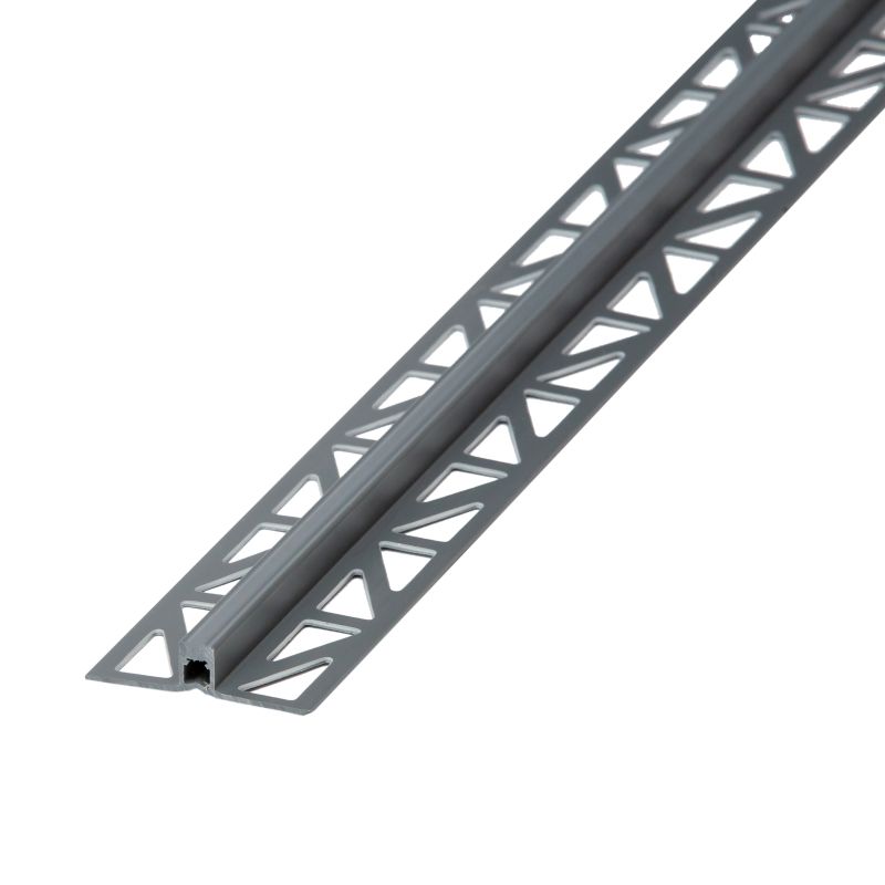 PVC dilatačný profil Diall 10 mm tmavosivý 2,5