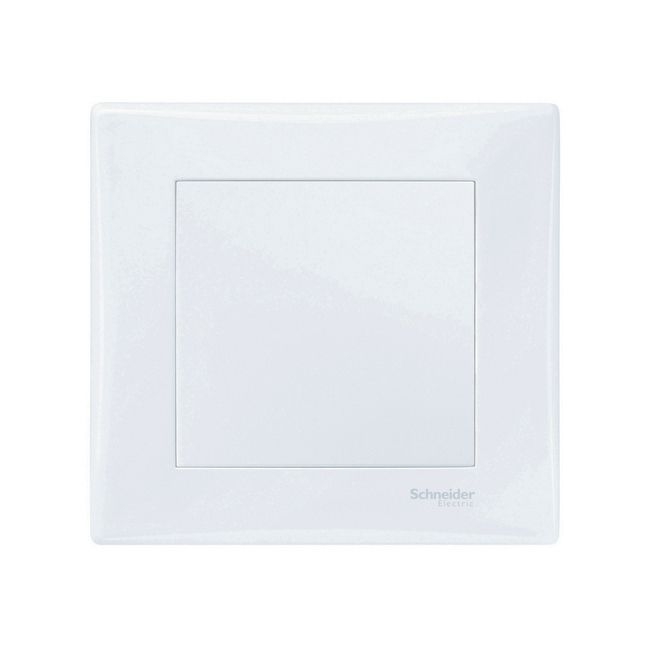Univerzálne tlačidlo Schneider Electric Sedna, biele