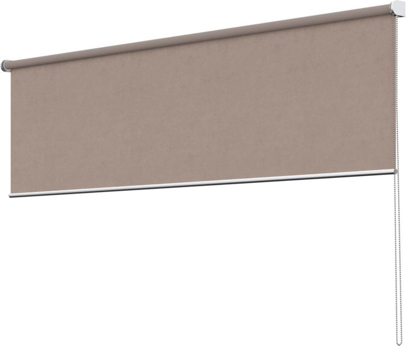 Zamatová roleta 157 x 180 cm kávová aróma