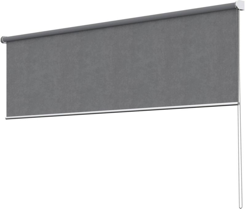 Zamatová roleta 37 x 180 cm, oceľový jaseň