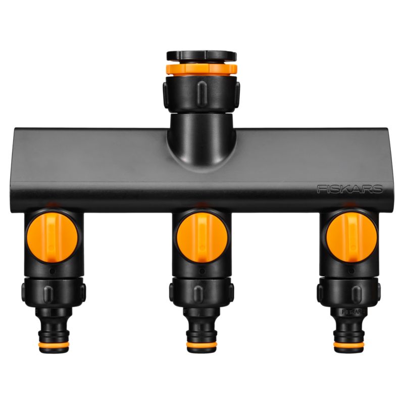 Fiskars Comfort on/off 3-cestný rozdeľovač