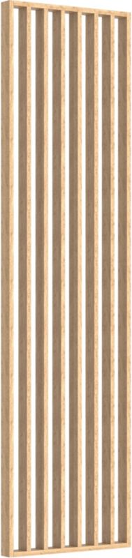 Lamelová stena 58 x 275 cm dub