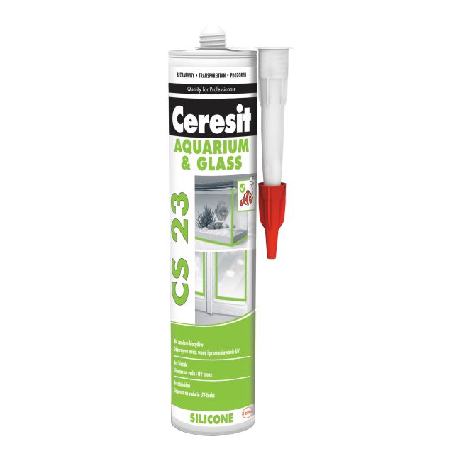Ceresit CS 23 silikón pre akváriá, bezfarebný, 300 ml