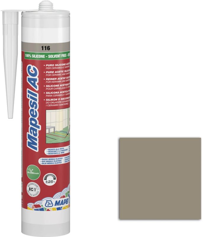 Mapei Mapesil AC 116 silikón šalvia 310 ml