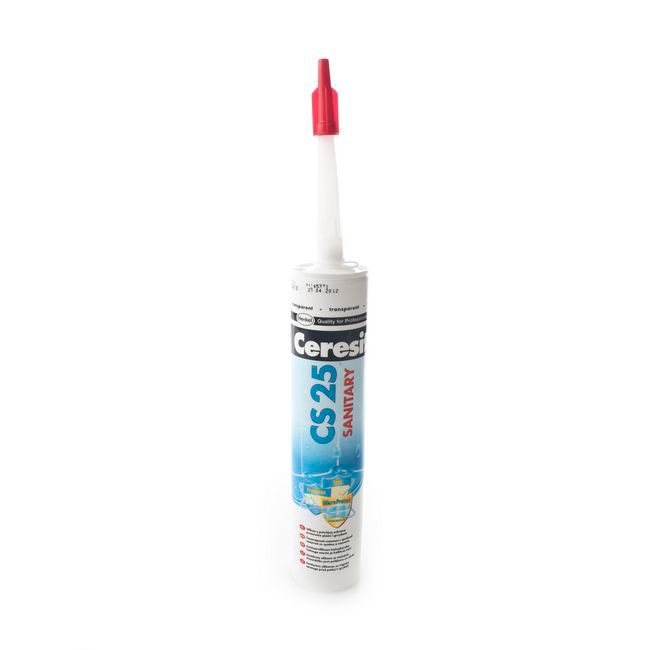 Ceresit CS 25 sanitárny silikón, bezfarebný, 280 ml
