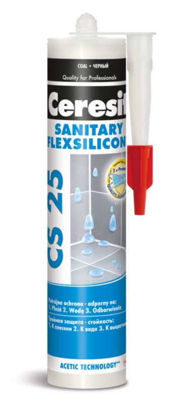 Ceresit CS 25 uhoľný sanitárny silikón 280 ml