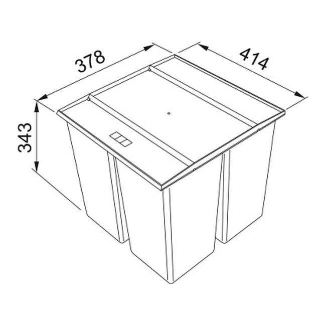 Zoraďovač Franke EasySort 450-2-0