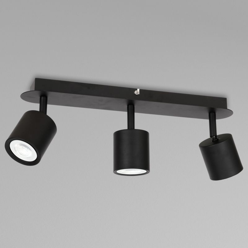 Spot Luminex Demia 3 x GU10 czarny