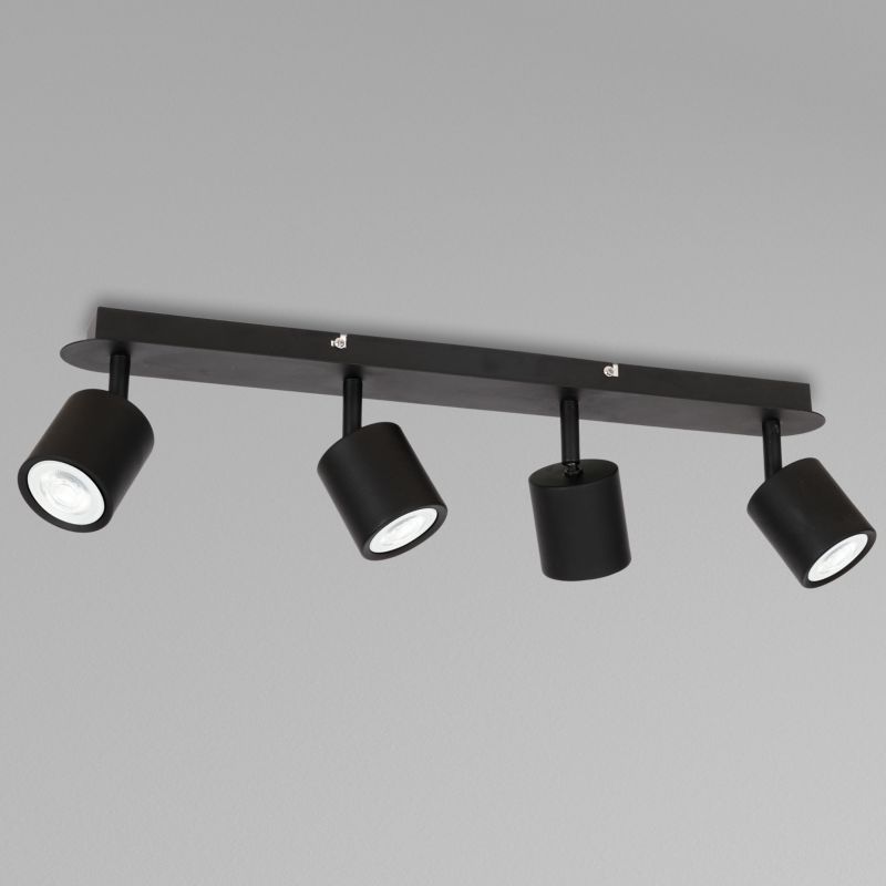 Spot Luminex Demia 4 x GU10 czarny