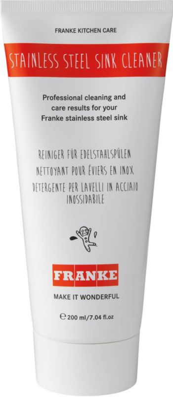 Prípravok na starostlivosť o oceľový drez Franke