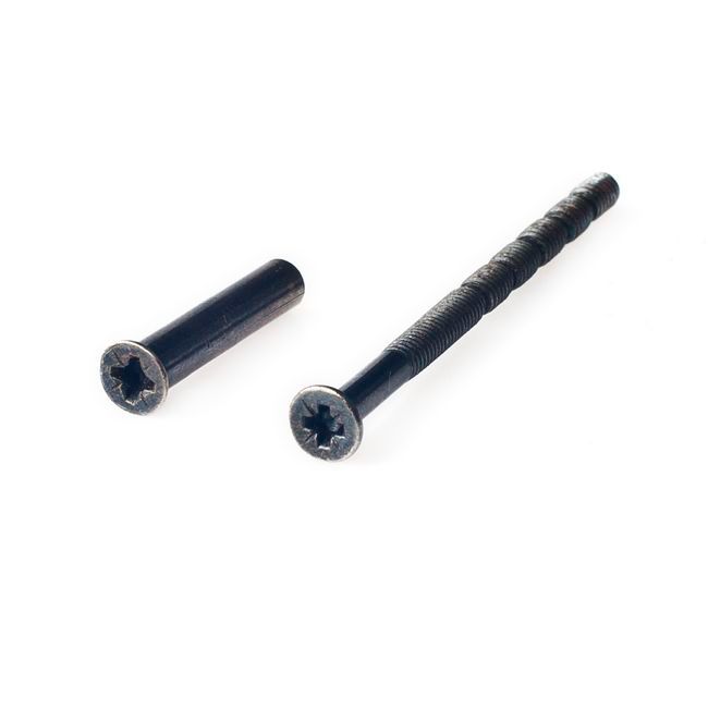 Skrutka Metalbud s maticou 70 mm, sada na patinu