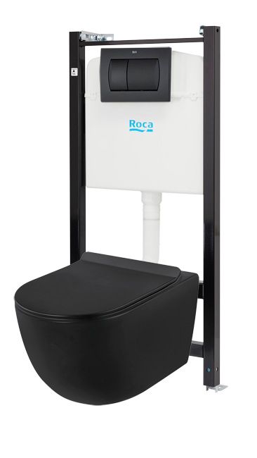 Roca Active chrómový rám podomietkového WC