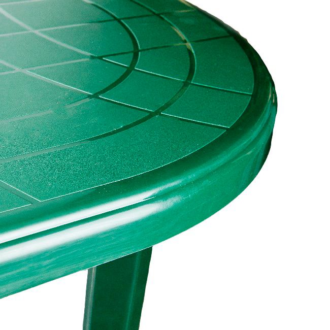 Jantar oválny stôl 85 x 135 x 70 cm lesná zelená