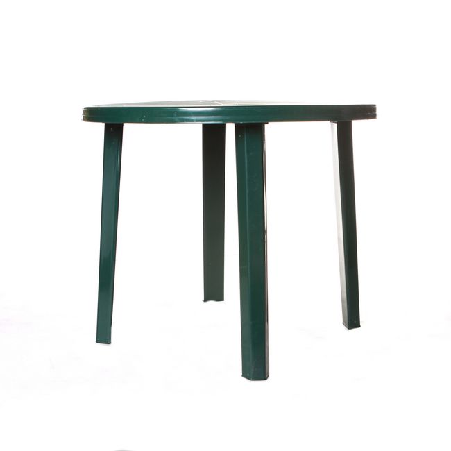 Okrúhly stôl Opál 90 x 70 cm lesná zelená