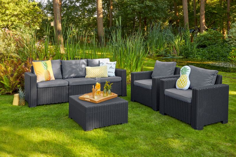 Stôl Allibert California, sivý