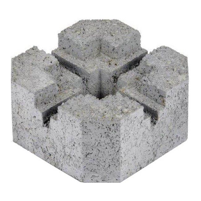 Joniec terasová noha 20 x 20 x 10 cm šedá