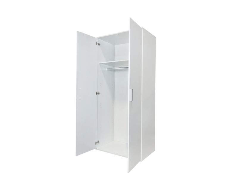 Šatníková skriňa Blanka 190 x 85 x 52 cm biela