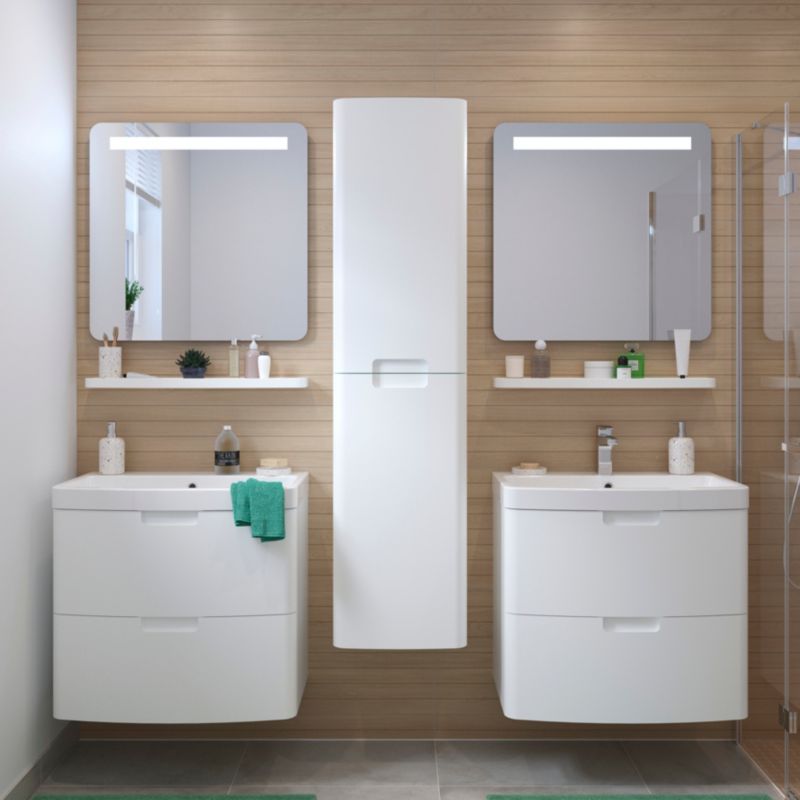 Himalia skrinka pod umývadlo 70 cm biela