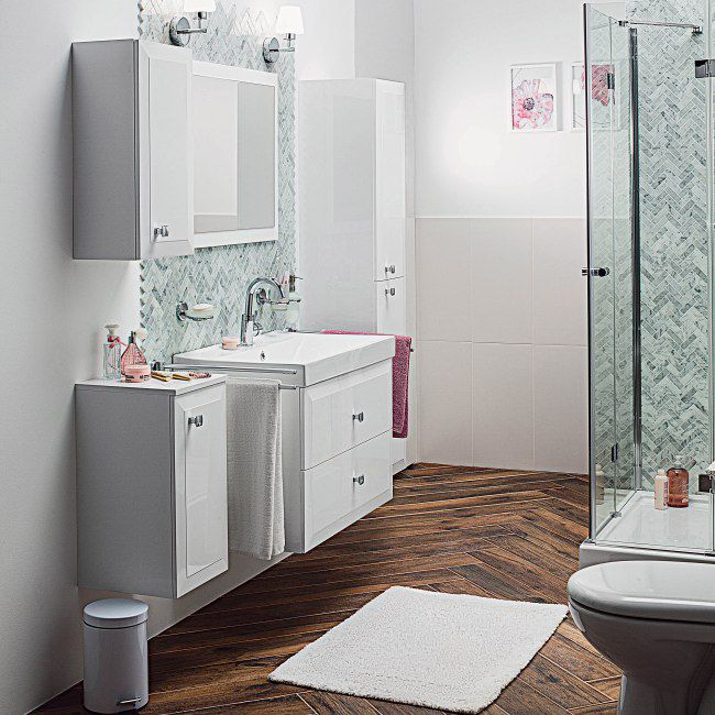 Skrinka pod umývadlo Mirano Vena, 50 cm, biela