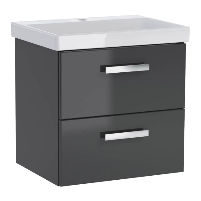 Skrinka pod umývadlo Mirano Vika, 50 cm, antracit