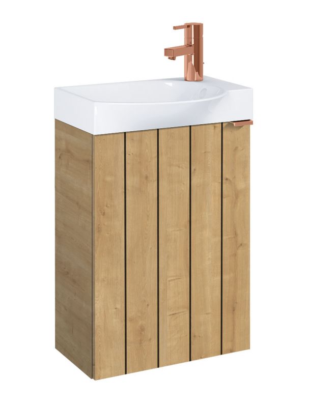 Skrinka pod umývadlo Roca Micro 44,5 x 60 x 24,3 cm Dub Hamilton