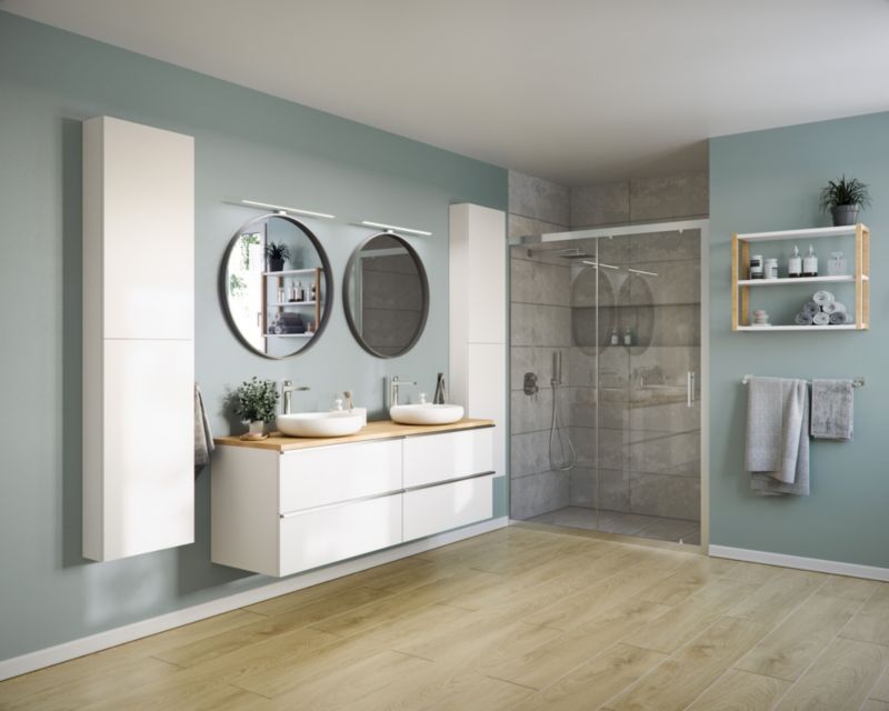 Skrinka pod umývadlo Roca Style, 80 cm, biela