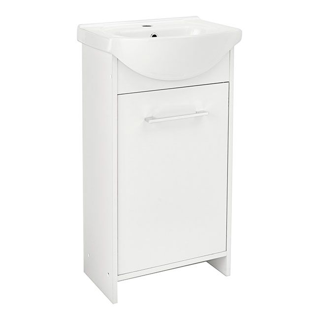 Skrinka Deftrans Blanka 45 cm biela s umývadlom