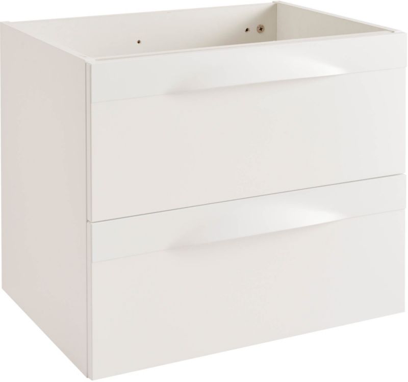 Závesná skrinka Mirano Falco s umývadlom, 60 cm, biela