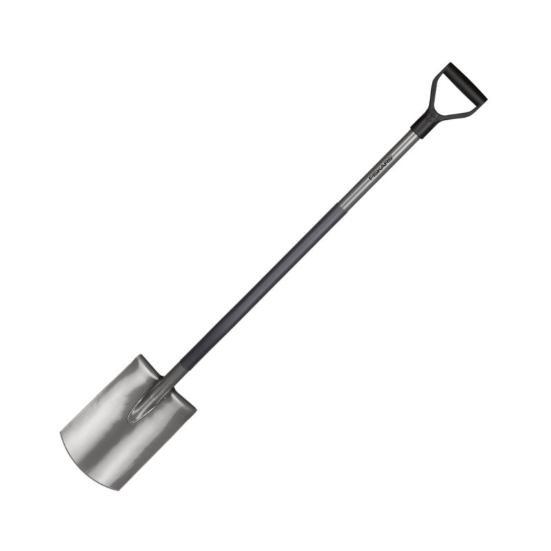 Ergonomický rýľ Fiskars s kovovou rukoväťou