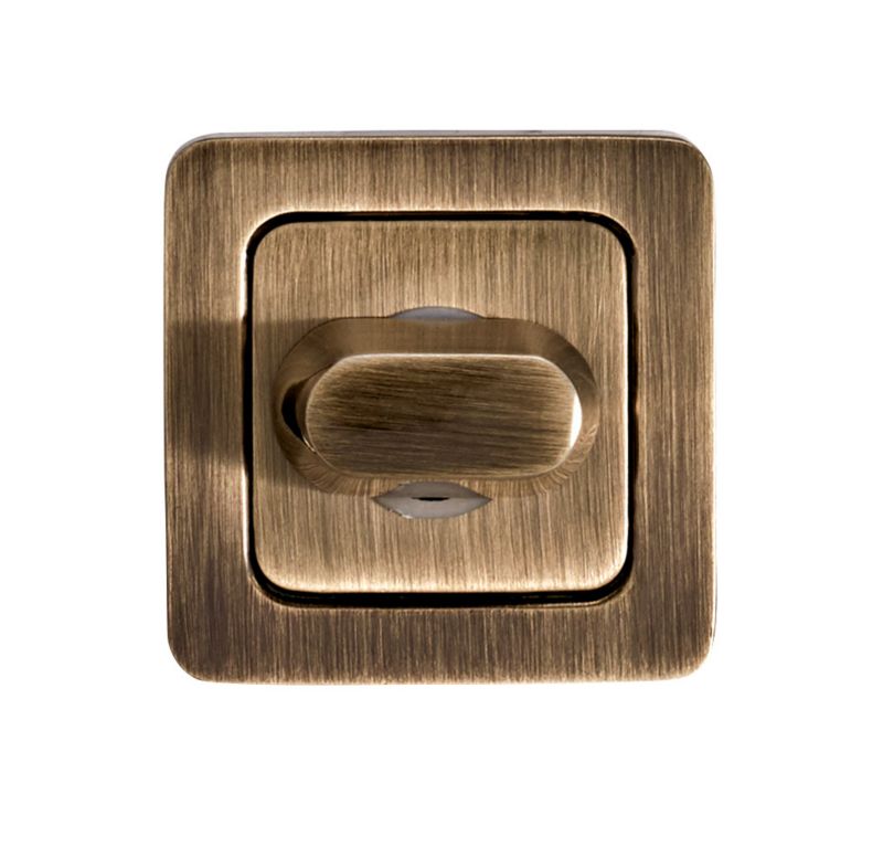 Nápis na dvere Metalbud, spodné štvorcové WC, patina