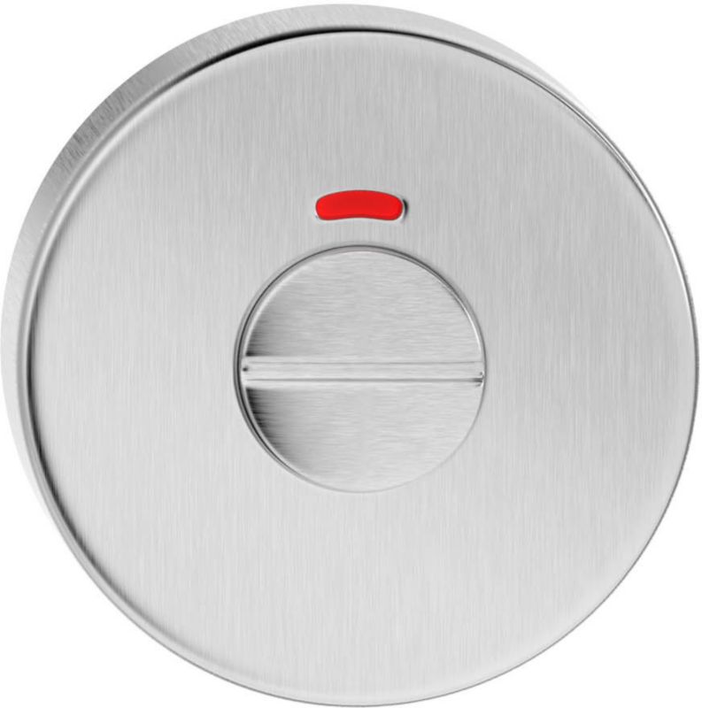 Okrúhla tabuľka na toaletné dvere Metalbud, nehrdzavejúca oceľ