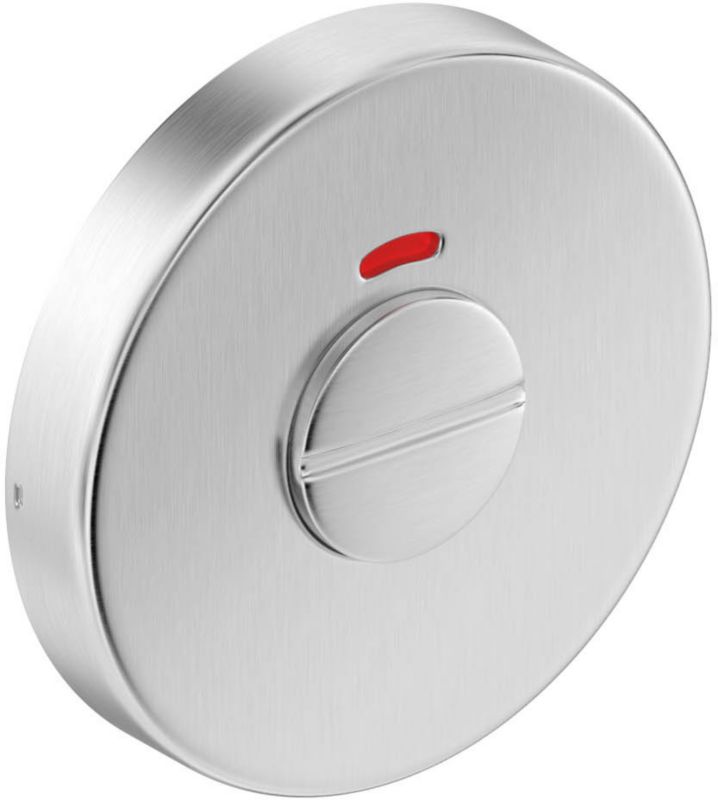 Okrúhla tabuľka na toaletné dvere Metalbud, nehrdzavejúca oceľ