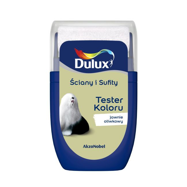 Dulux Tester farieb na steny a stropy číry olivový 0,03 l