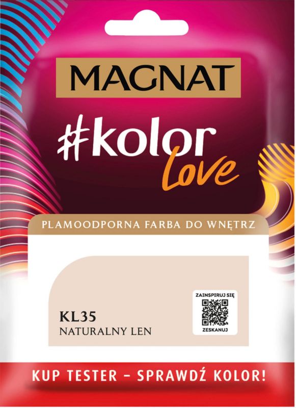 Magnat tester farieb #kolorLove natural ľan 0,025 l