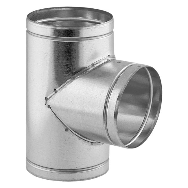 Darco pozinkované tričko, priemer 100 mm, 90 stupňov.