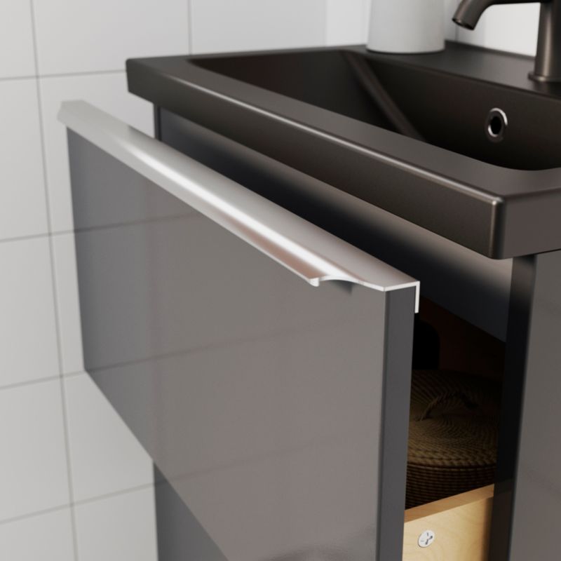 Imandra úchytka skrinky pod umývadlo 60 cm hliník 2 ks.