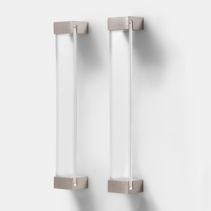 Nábytková úchytka  Mulco, priehľadný plast