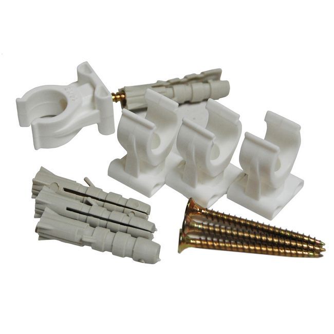 Jednorúrkové držiaky 18 mm 4 ks.