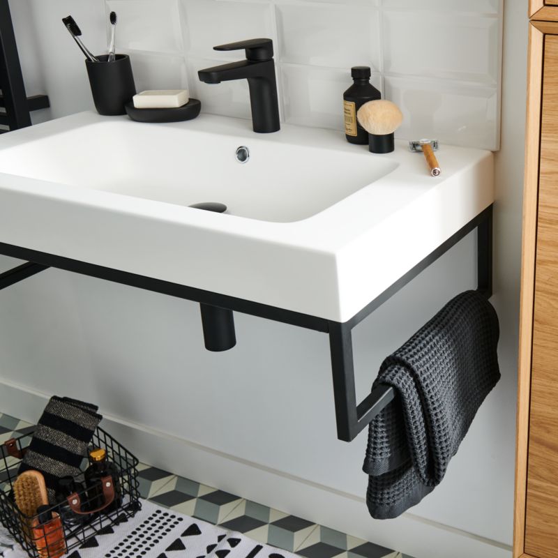 Duala nábytkové umývadlo z konglomerátu, 60 cm